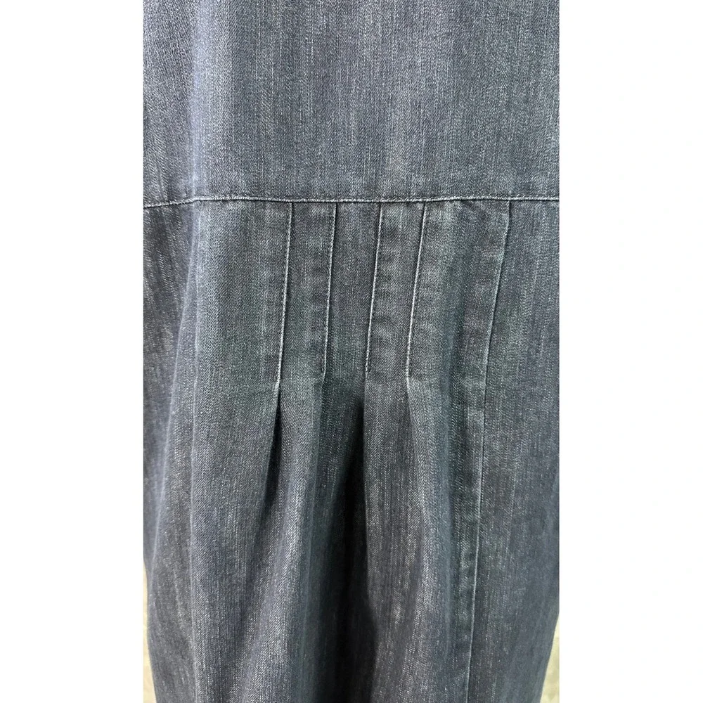 Tallissime Women's 1/2 Slv Blue Denim Midi Dress sz 18W (15653) - Picture 6 of 10